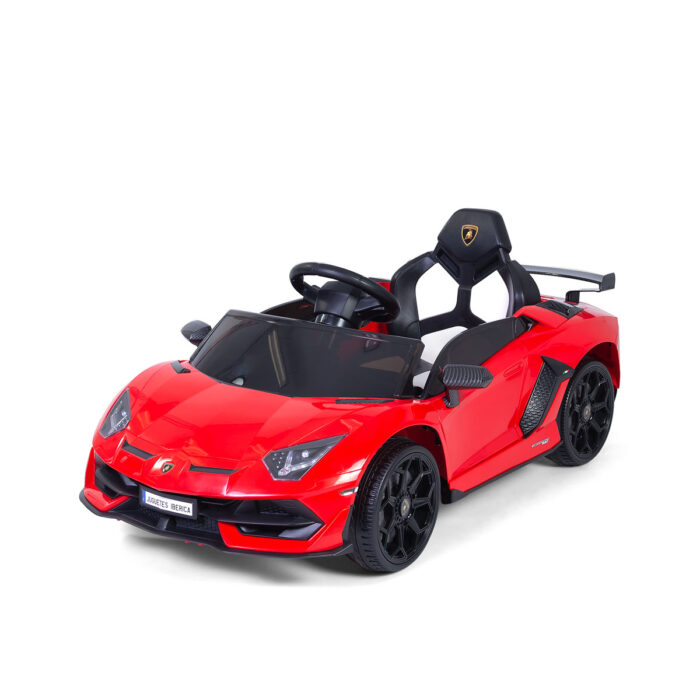 Coche electrico para niños Lamborghini Aventador SVJ con mando