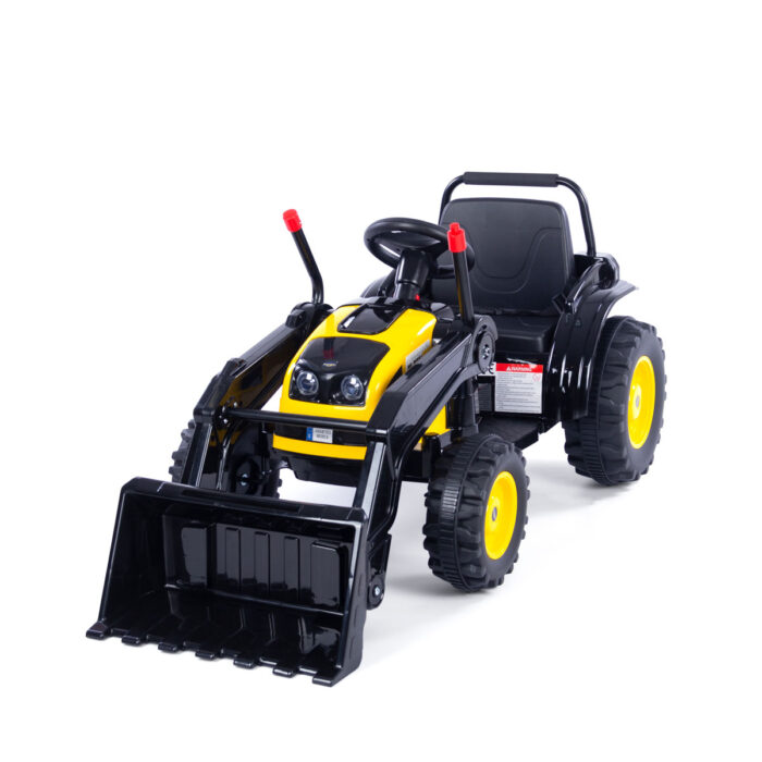 Tractor electrico para niños Pushdozer con licencia oficial y pala  basculante - Galumba Toys