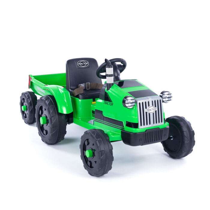 Tractor eléctrico para Niños Héctor en color Verde - Shopmami