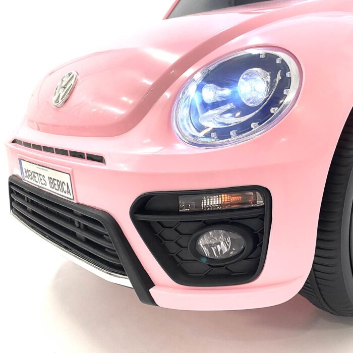 Coche electrico para niños Volkswagen Beetle Dune 12V rosa